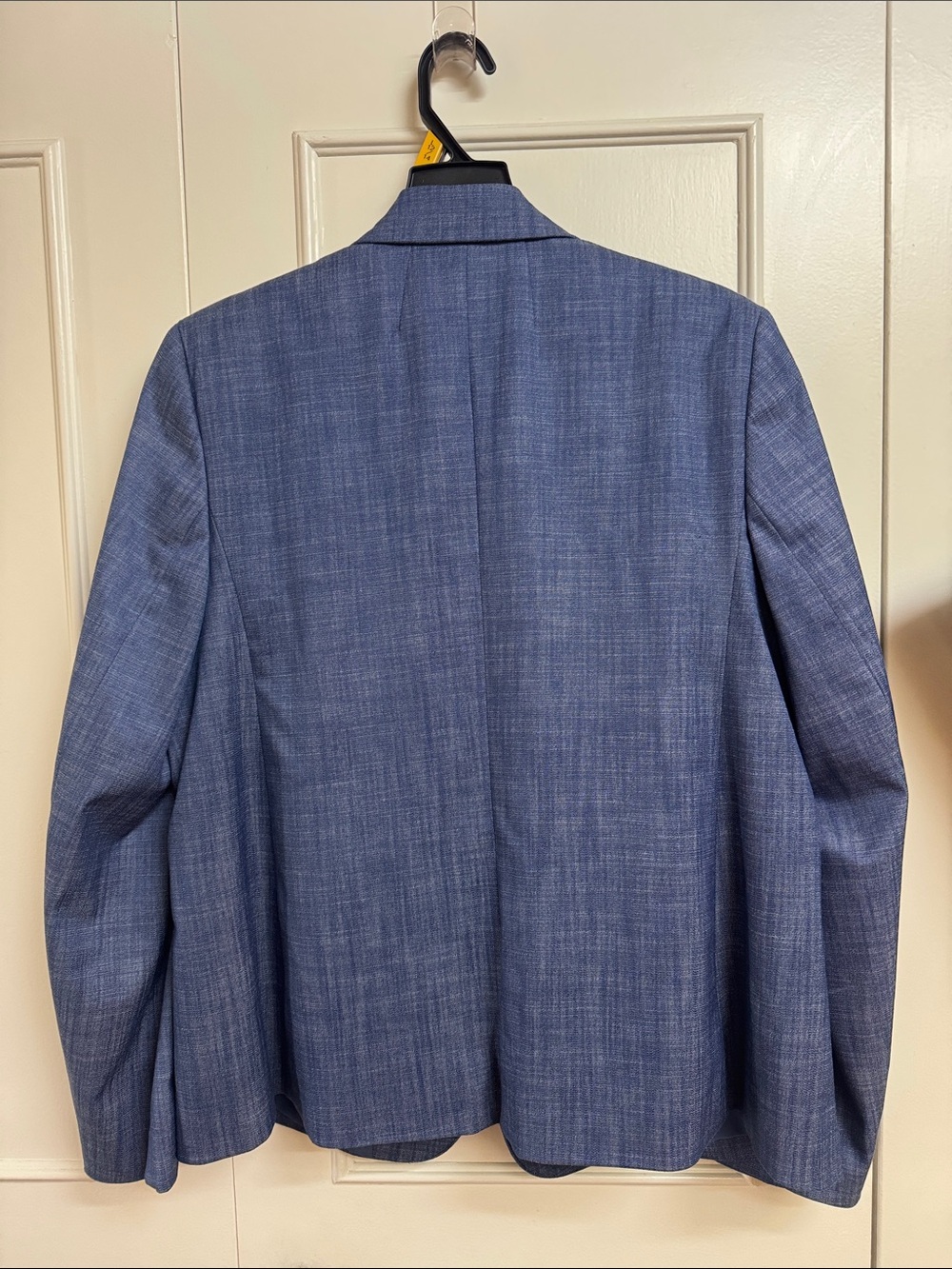 Free Assembly Blue Textured Single-Button Blazer - Picture 2 of 6
